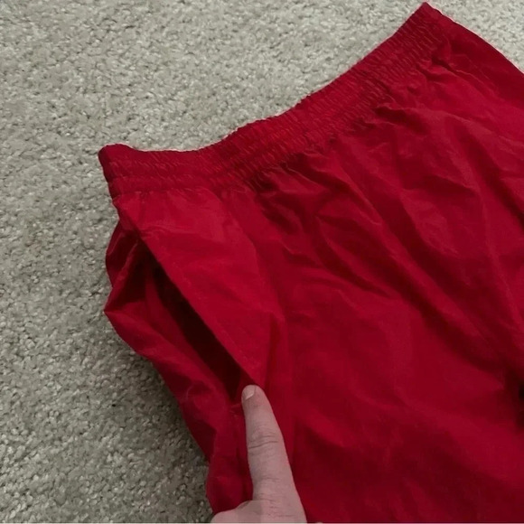 Marlboro Vintage Adventure Team Red Swish Nylon Windbreaker Pants Adult Size XL - Picture 8 of 16